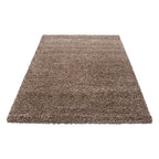 High-pile floor rug - Life Mokka