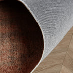 Abstract rug - Rusty Brown