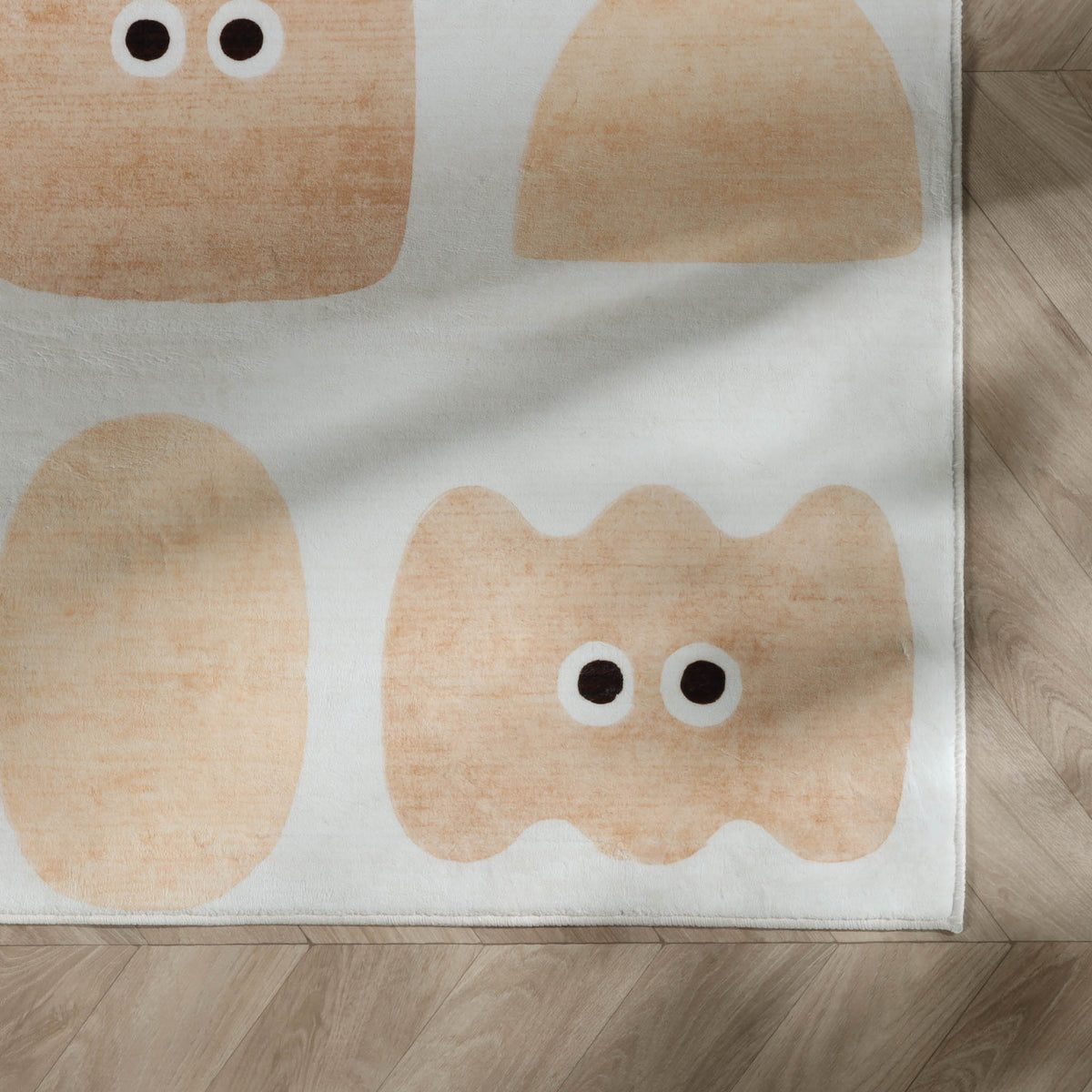 Children’s bedroom rug – Pip Shapes Beige