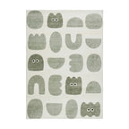 Children’s bedroom rug – Pip Shapes Green