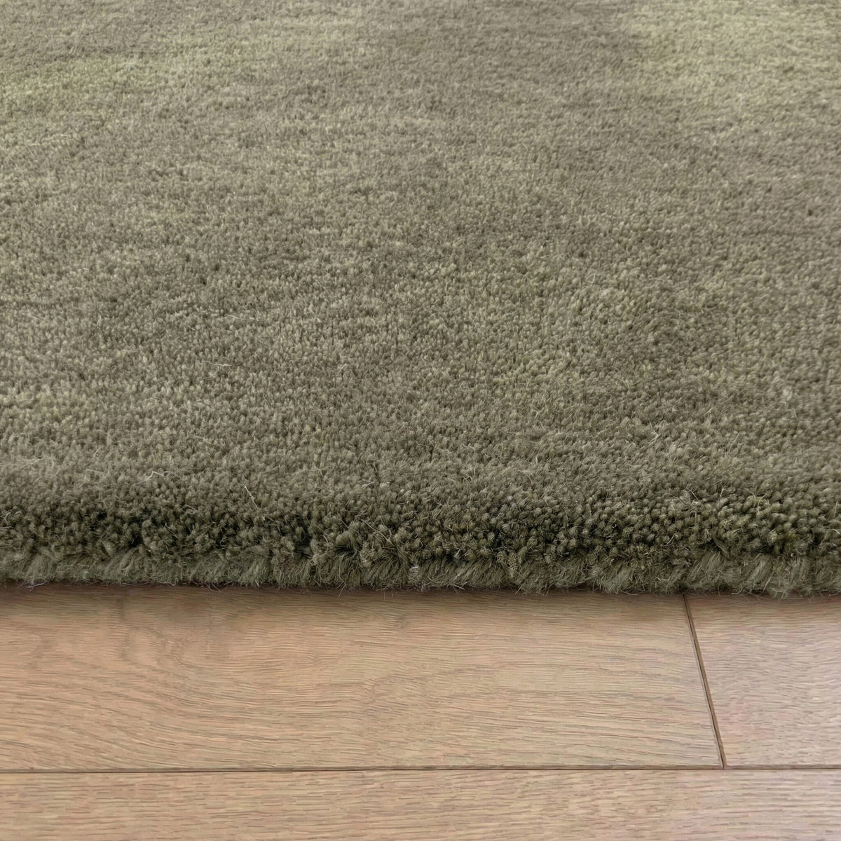 Round wool rug - Leone Green