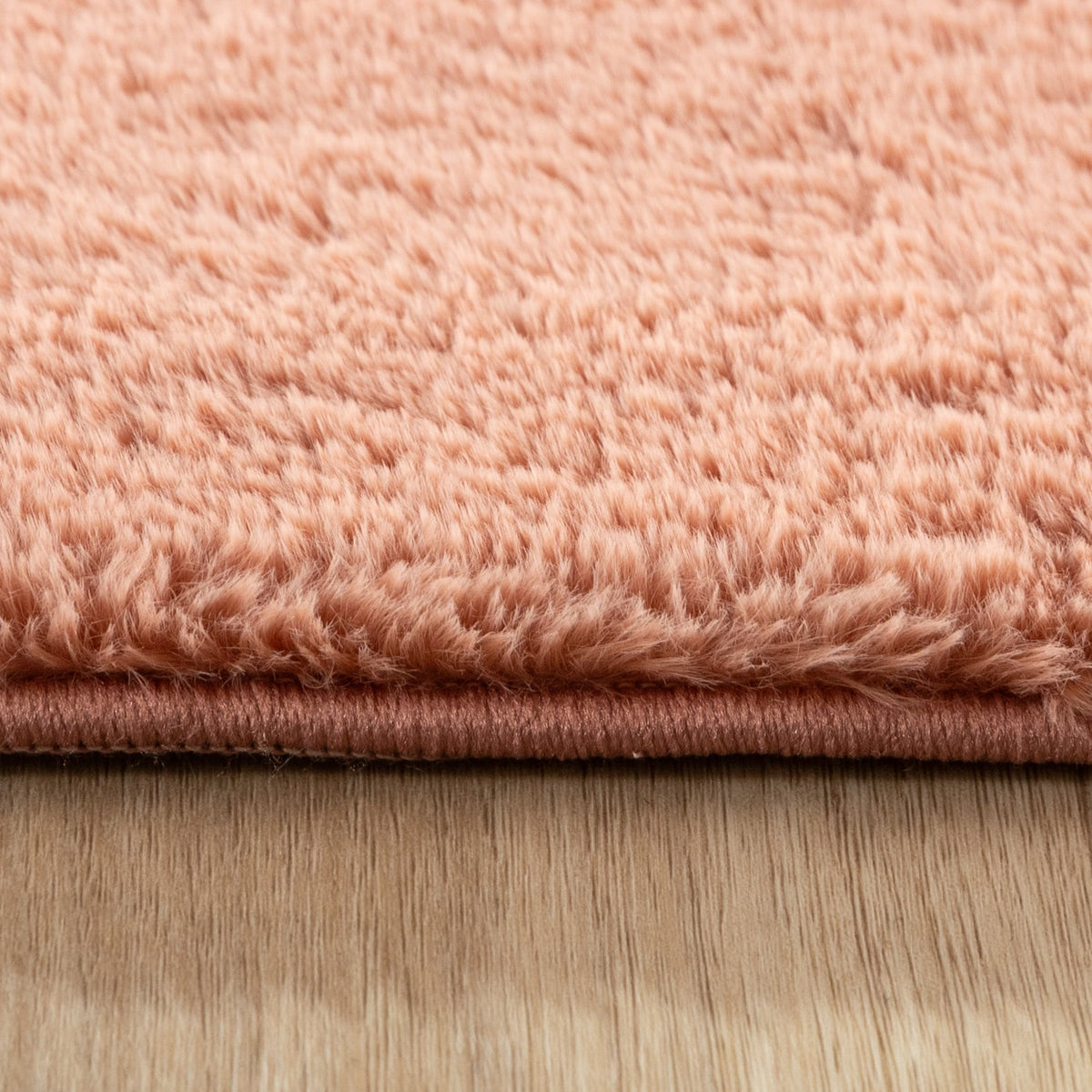 Round Low-Pile Rug – Cozy Pink