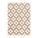 Geometric outdoor rug – Mosaic Clover Terracotta