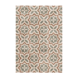Geometric outdoor rug – Mosaic Medina Green