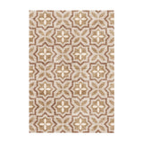 Geometric outdoor rug – Mosaic Medina Terracotta