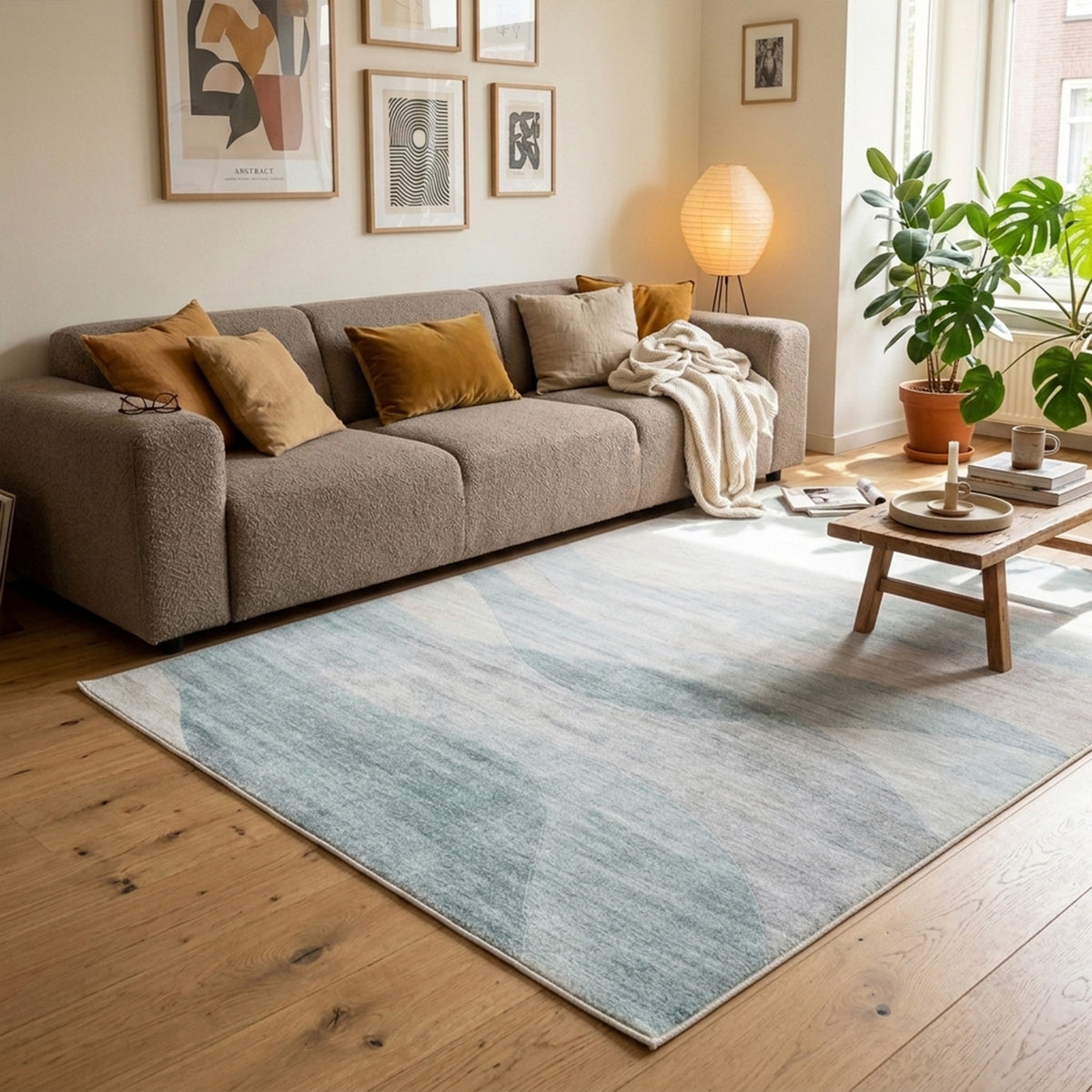 Modern Rug - Field Green