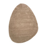 Organic rug - Isara Border Brown