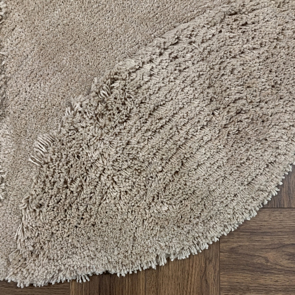 Organic rug - Odette Curves Taupe