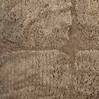 Organic rug - Odette Grid Brown