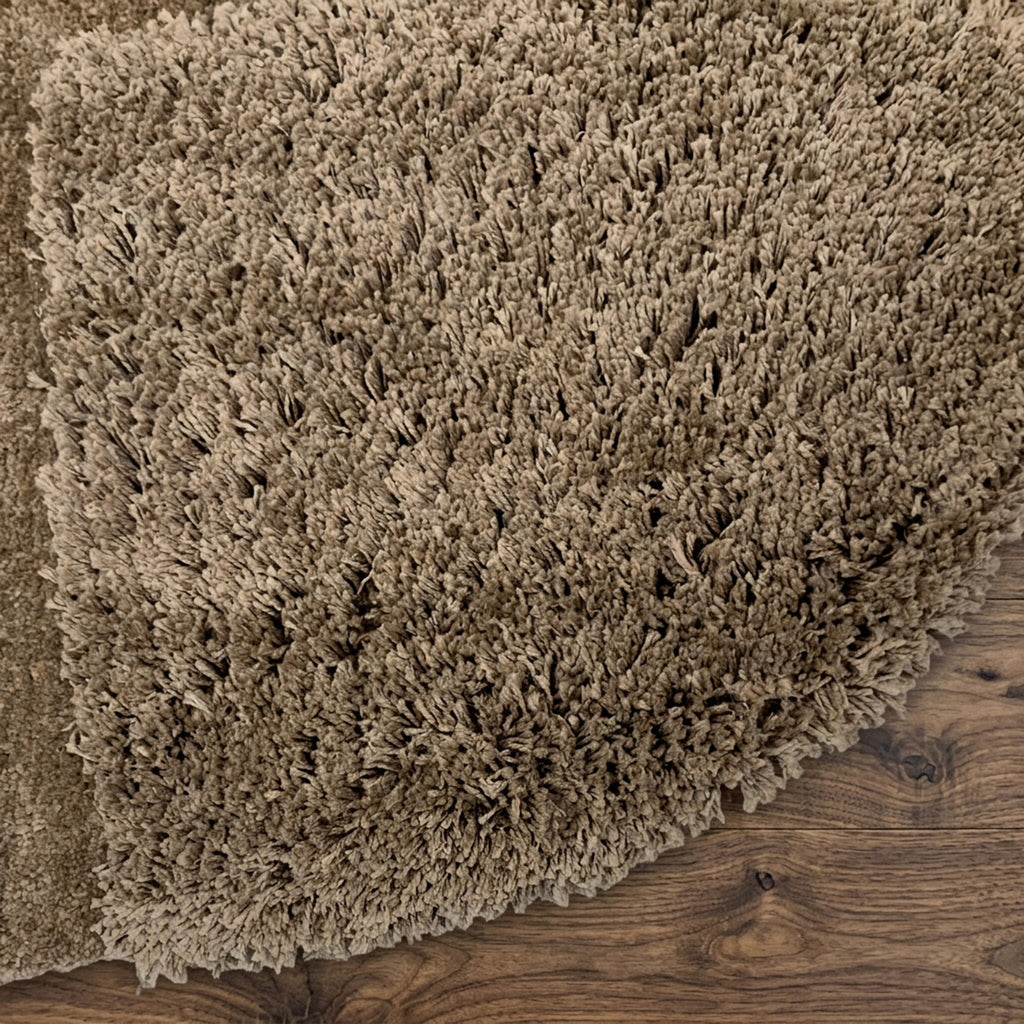 Organic rug - Odette Grid Brown