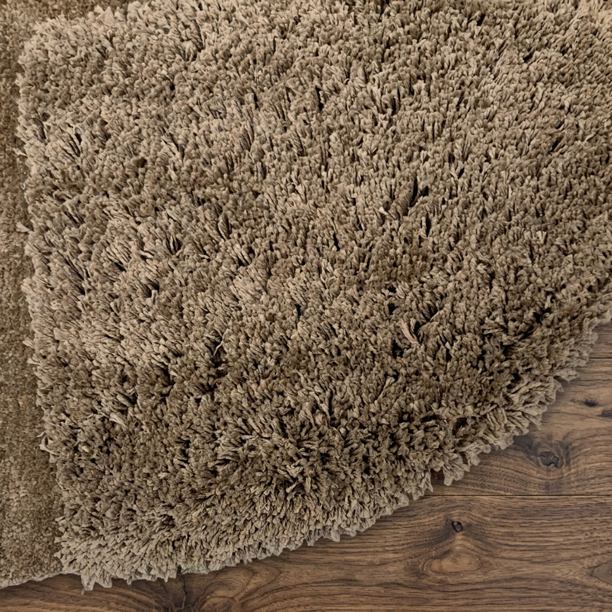 Organic rug - Odette Grid Brown