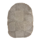 Organic rug - Odette Shapes Taupe