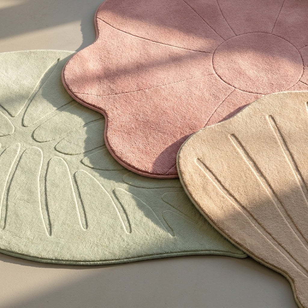 Washable children's rug - Coco Shell Beige