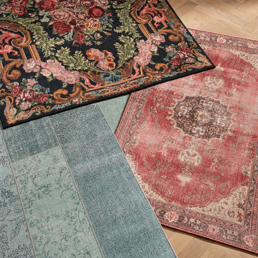 Patchwork Rug - Estate Blue/Green