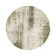 Round abstract rug - Rusty Green