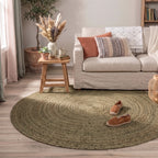 Jute Rug - Fair Round Green