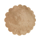 Round washable rug - Puck Brown