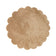 Round washable rug - Puck Brown