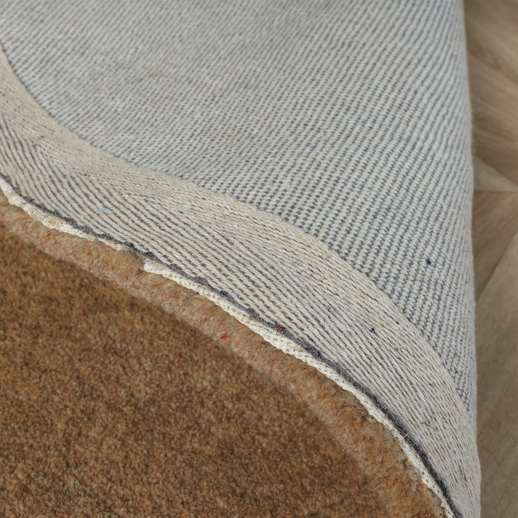 Round rug - Isara Border Brown
