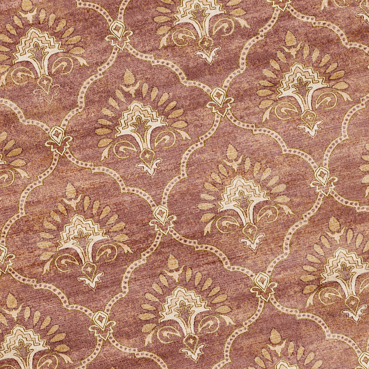 Teppich Vintage - Sage Grid Terracotta