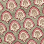 Vintage-Teppich - Sage Pattern Green