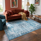 Vintage Rug - Estate Medallion Light Blue