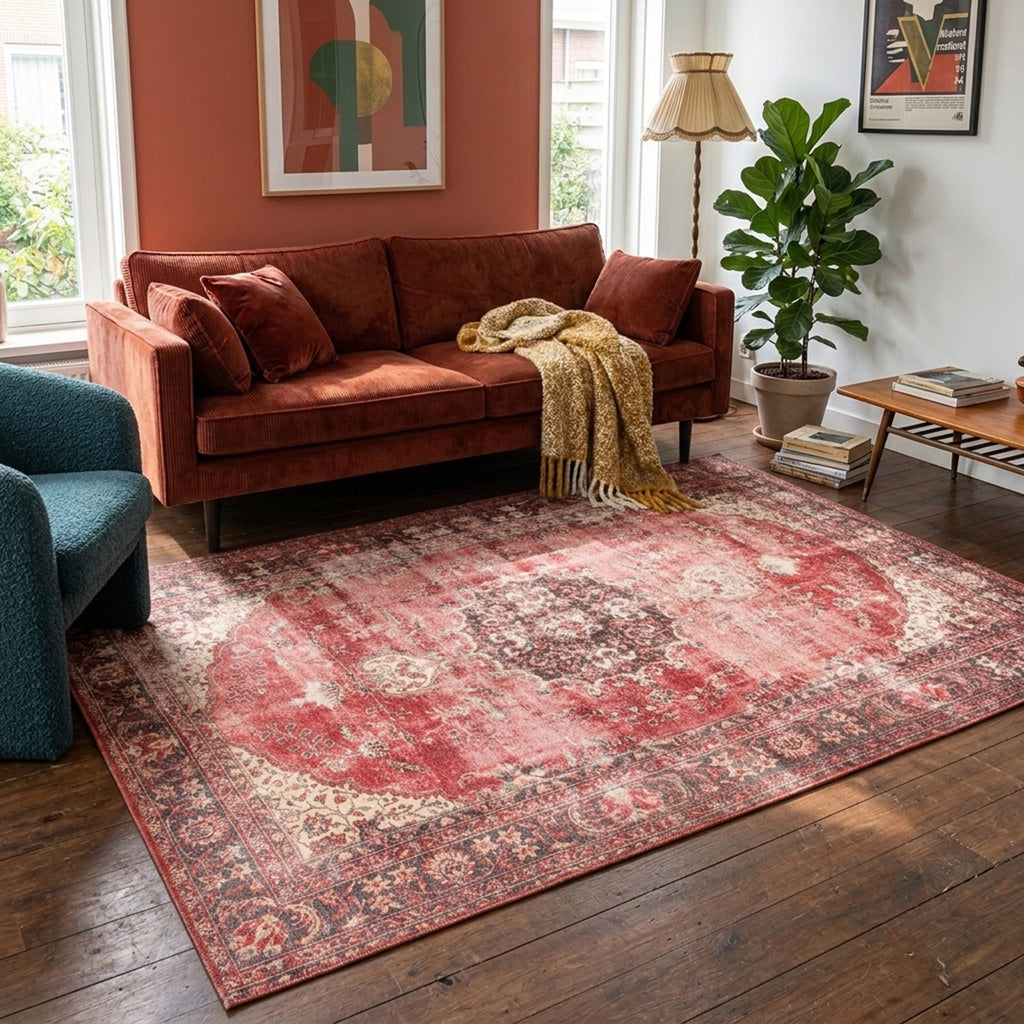 Vintage Rug - Estate Medallion Rustic