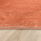 Washable children’s rug - Billy Shapes Terracotta