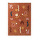 Washable children’s rug - Billy Shapes Terracotta