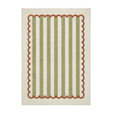 Washable children’s rug - Billy Stripes Green