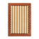 Washable children’s rug - Billy Stripes Terracotta