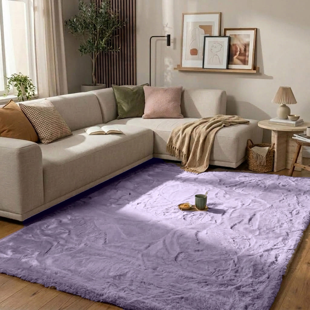 Soft high pile rug - Comfy Supreme Lila